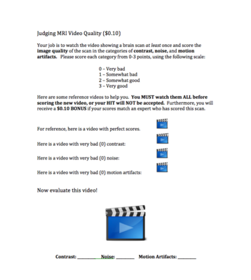 Can we use Turkers to evaluate image quality in MRI scans? Nov 14, 2011